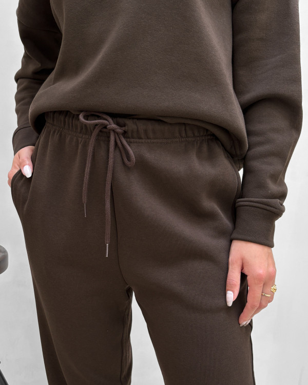Brune sweat bukser til damer