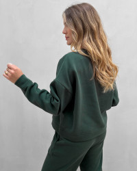 Grøn sweatshirt til damer