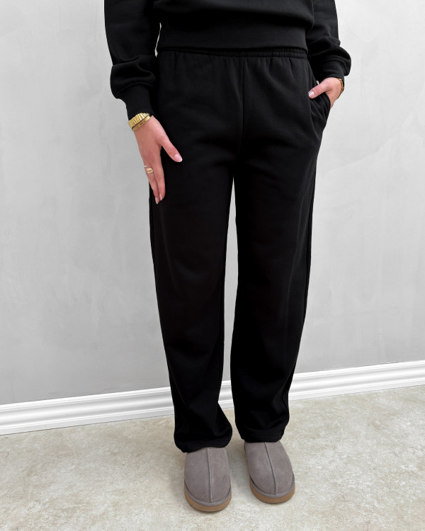 Sorte sweatpants til damer