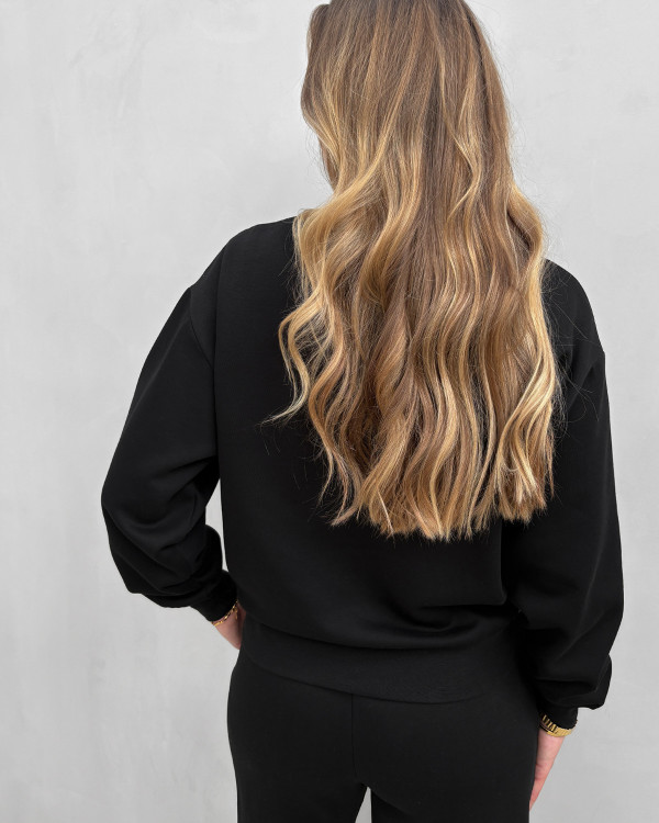 Sort sweatshirt til damer