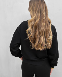 Sort sweatshirt til damer
