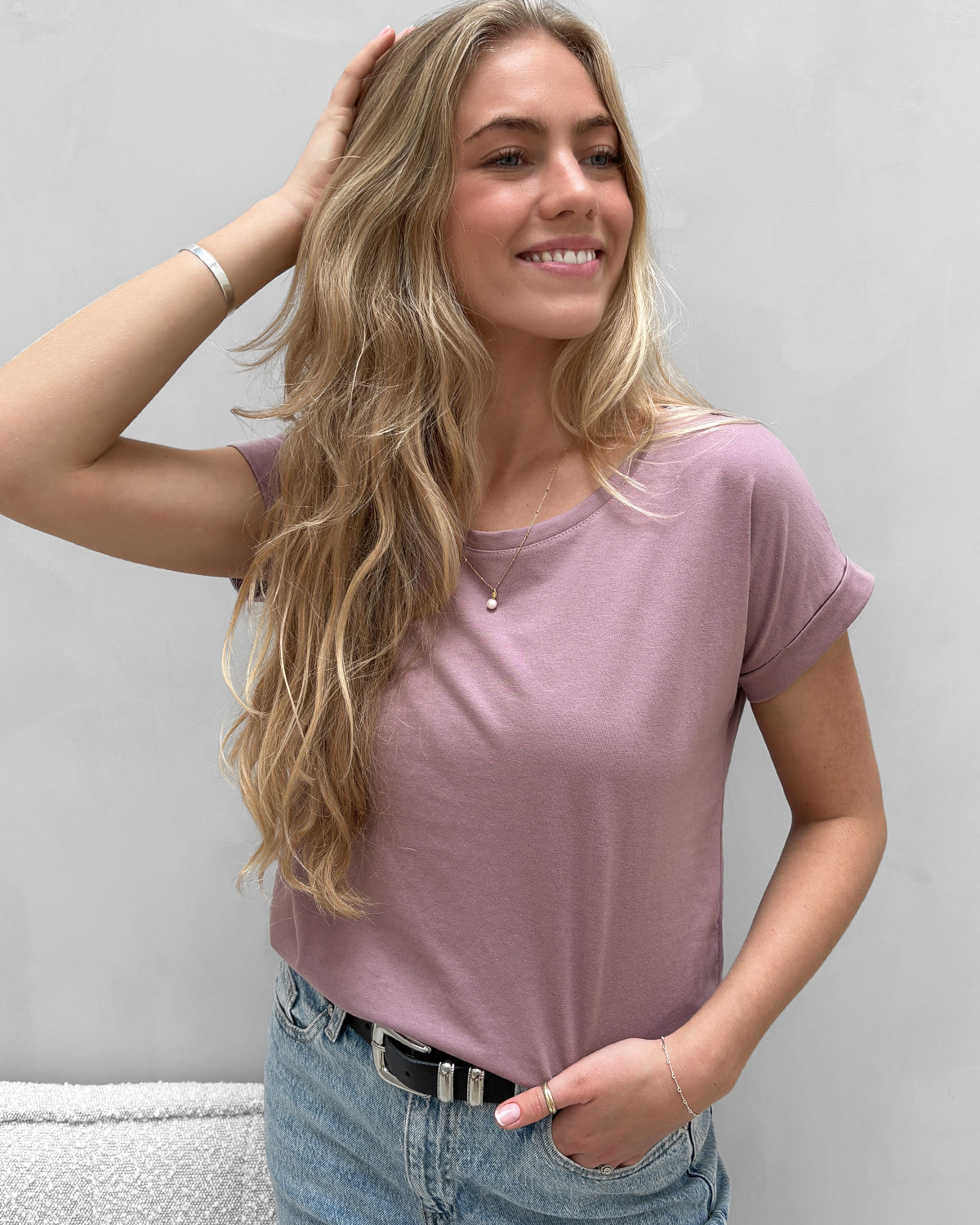 VILA Vidreamers Toadstool New Pure T-ShirtNoos - XXL - Lilla