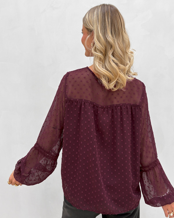 Fest bluse i smuk farve