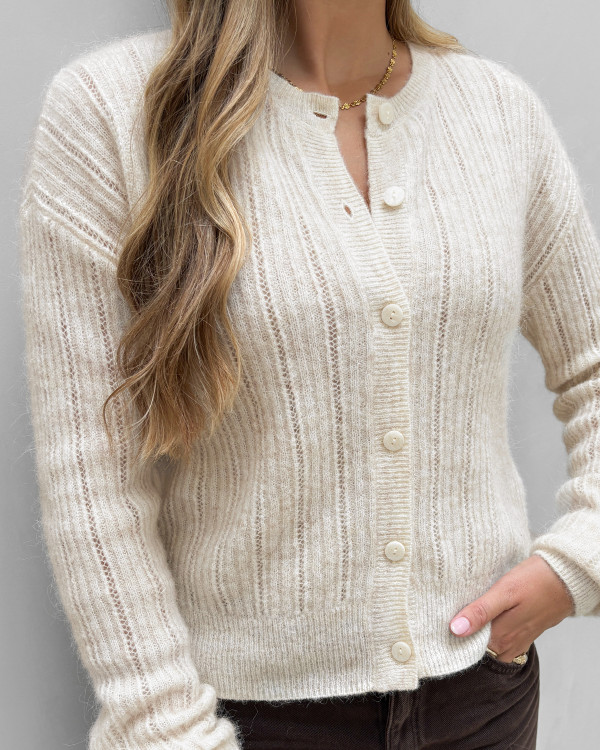 Strikket cardigan til damer