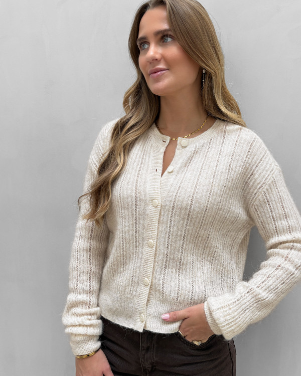 Strikket cardigan til damer