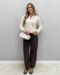 Strikket cardigan til damer