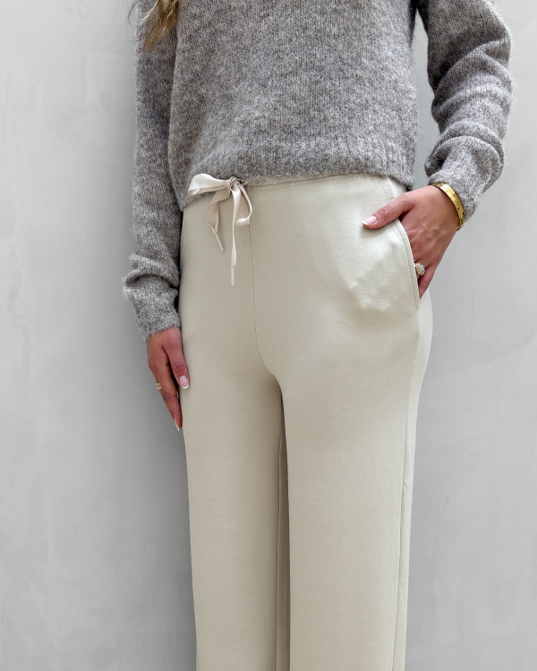 Beige bukser til damer