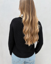 Sort bluse til damer 
