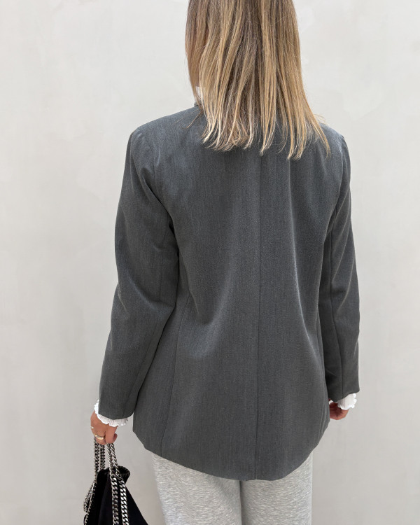 Grå blazer til damer