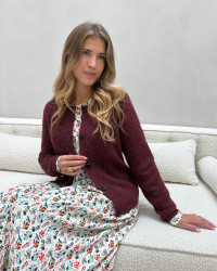 Bordeaux cardigan
