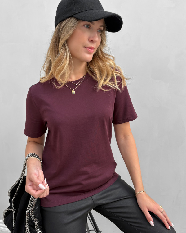 Rød t-shirt til damer