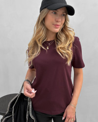 Rød t-shirt til damer