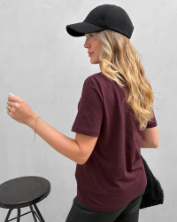 Rød t-shirt til damer