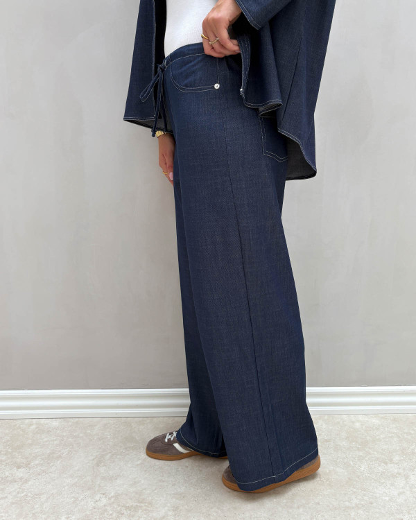 Let buks i denim look - dametøj
