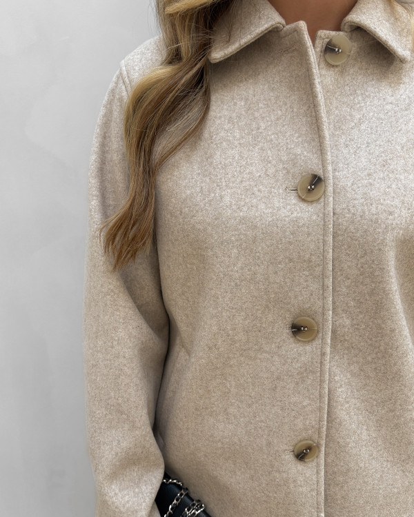 Beige jakke til damer