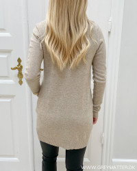 Beigefarvet cardigans til damer