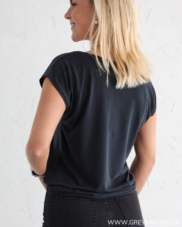 Sort Basic T-shirt fra Vila