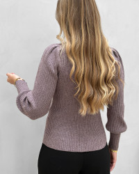 Smuk bluse med fine detaljer