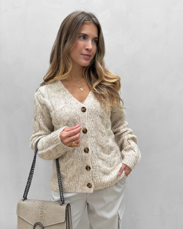 Lyse cardigans til damer