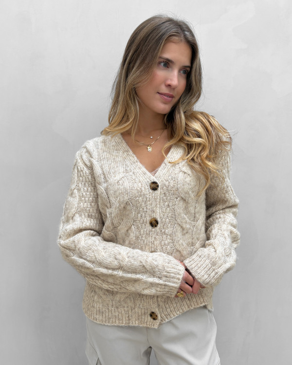 Lyse cardigans til damer