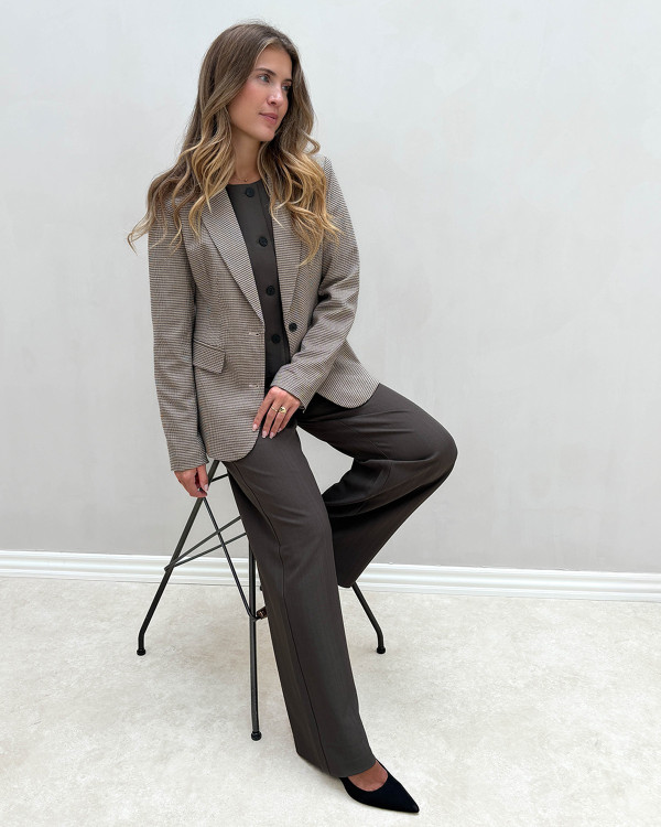 Ternet blazer jakke til damer