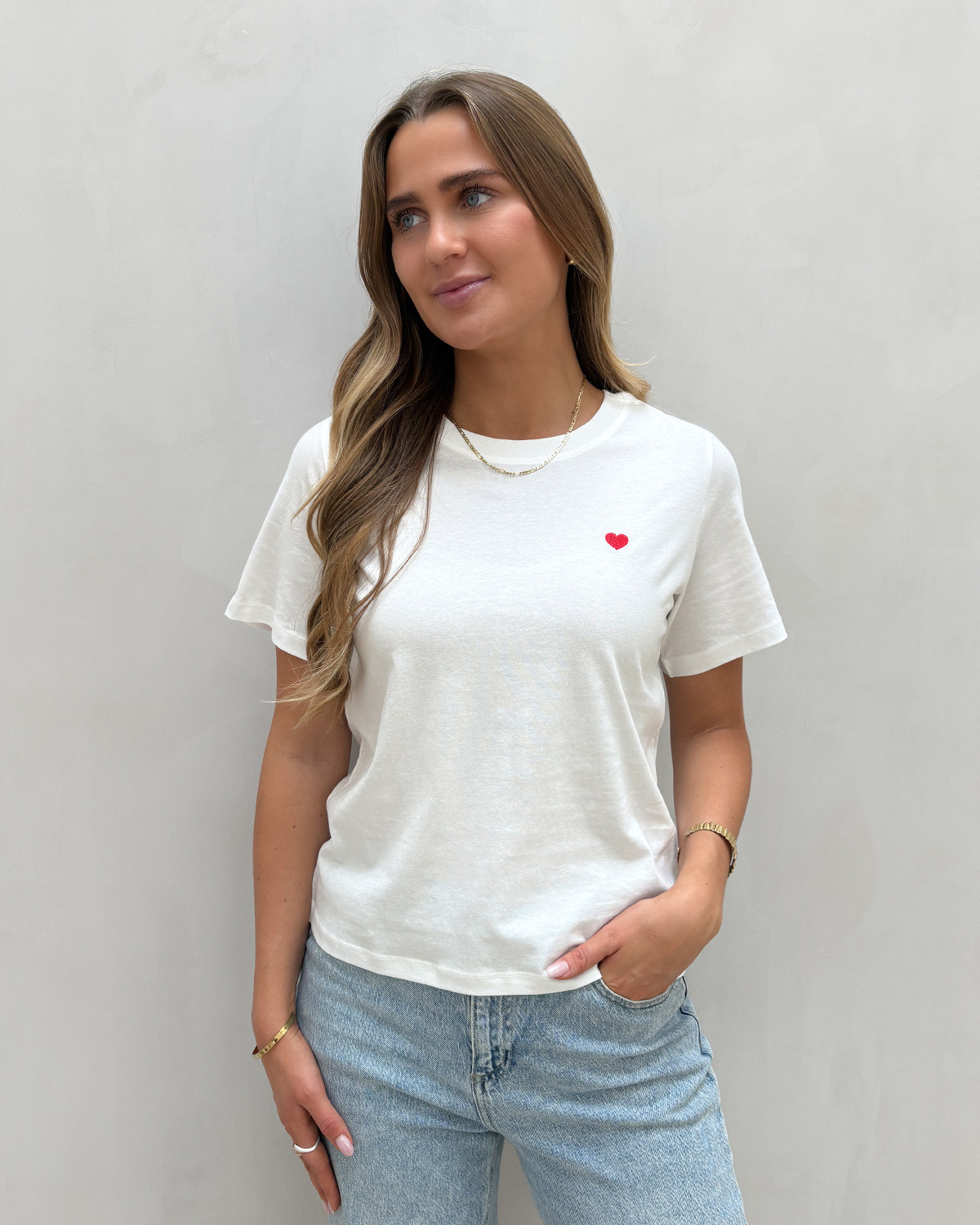 JDY Jdypisa Cloud Dancer/ Bittersweet S/S Print Top - S - Hvid