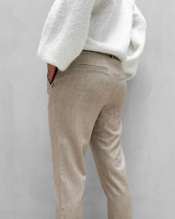 Beige bukser til damer