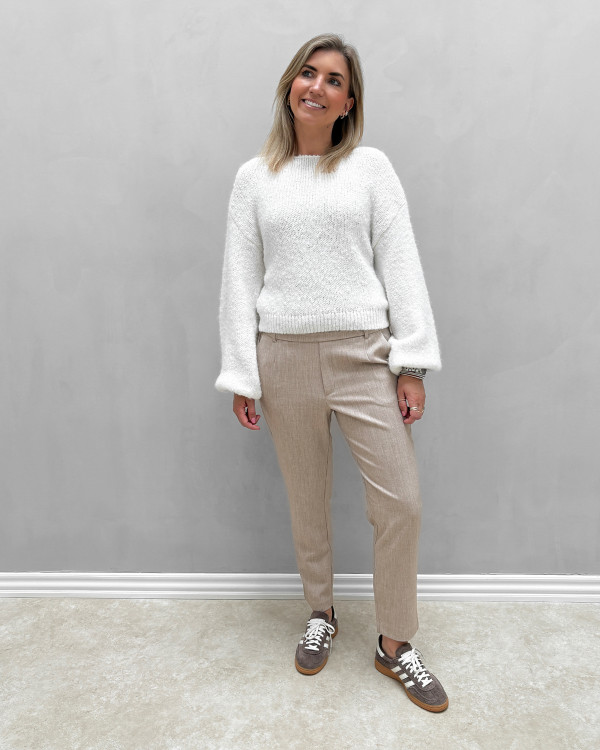 Beige bukser til damer