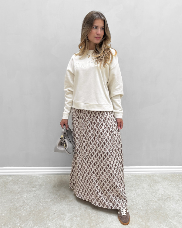 Sweat i casual stil - dametøj