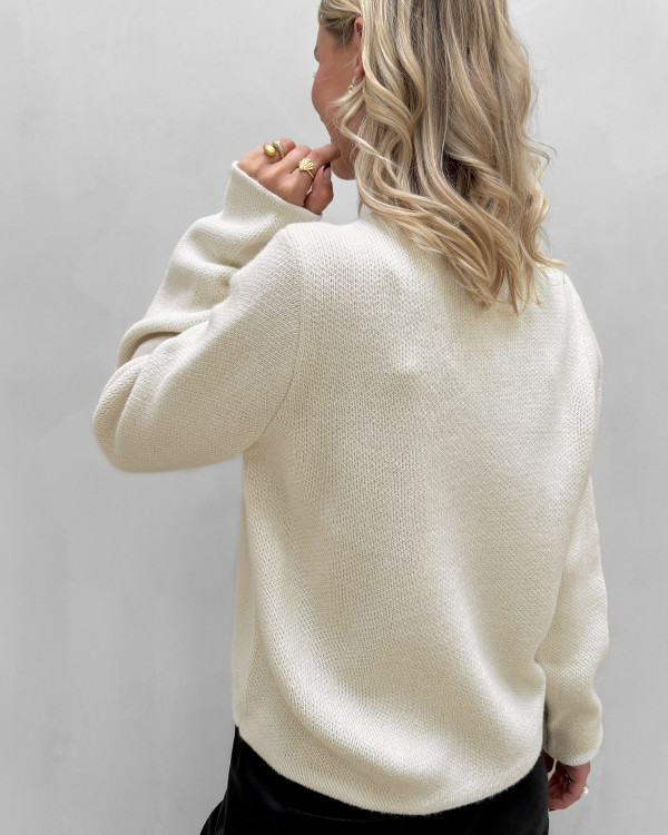 Cardigan jakke med flotte knapper