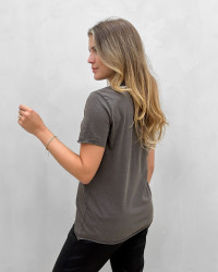 T-shirt med print til damer