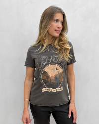 T-shirt med print til damer