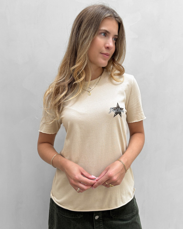 T-shirt med print til damer