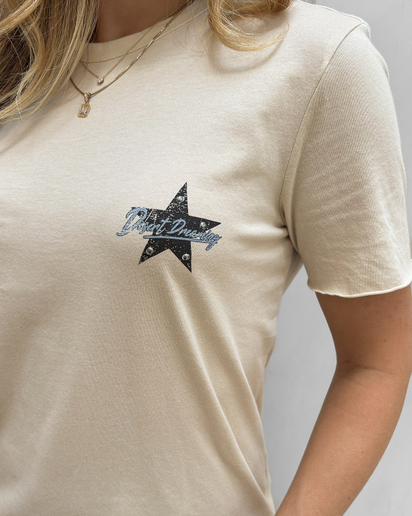 T-shirt med print til damer
