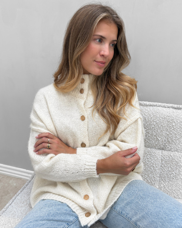 Casual oversize strik til damer