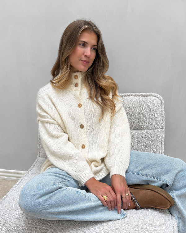 Casual oversize strik til damer