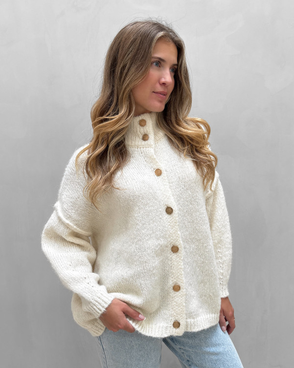 Casual oversize strik til damer