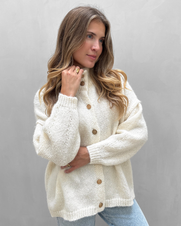 Casual oversize strik til damer