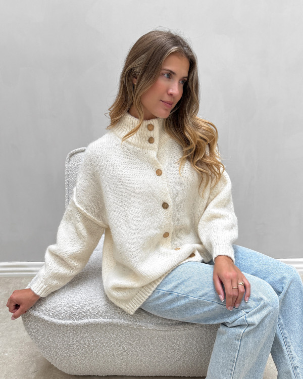 Casual oversize strik til damer