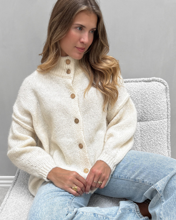 Casual oversize strik til damer