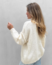 Casual oversize strik til damer
