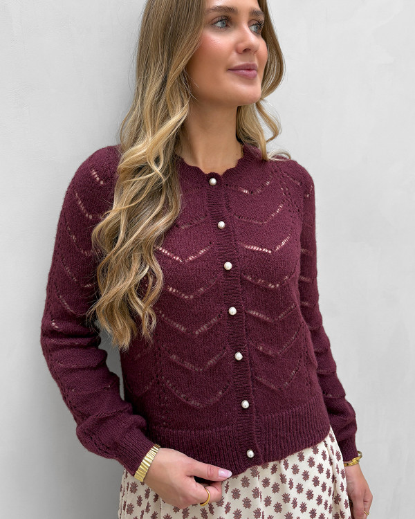 Cardigan i smuk farve til damer