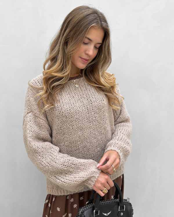 Chunky sweater til damer - efterårstøj