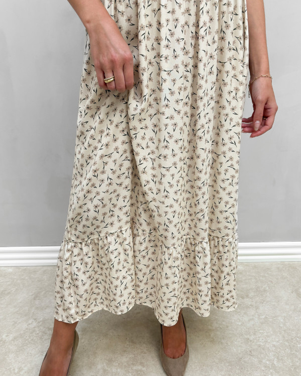 Midi kjoler med blomsterprint