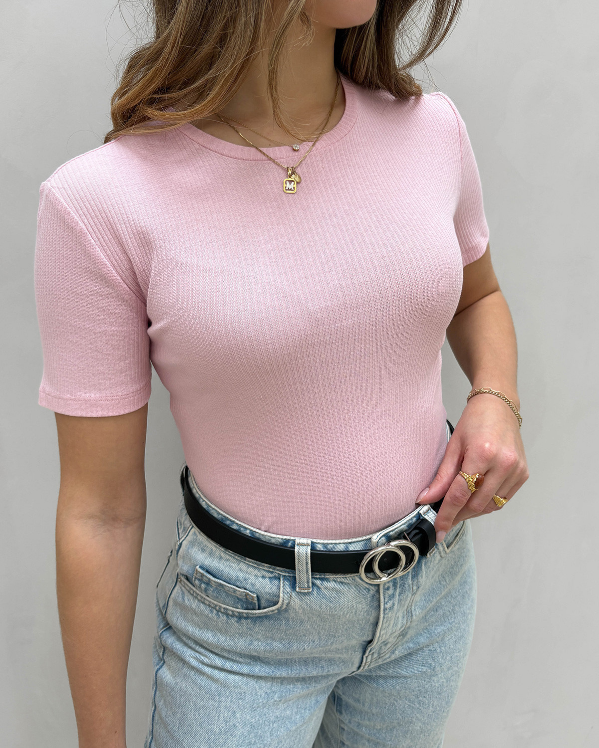 Pieces Pcruka Roseate Spoonbill Ss Top - XL - Lyserød