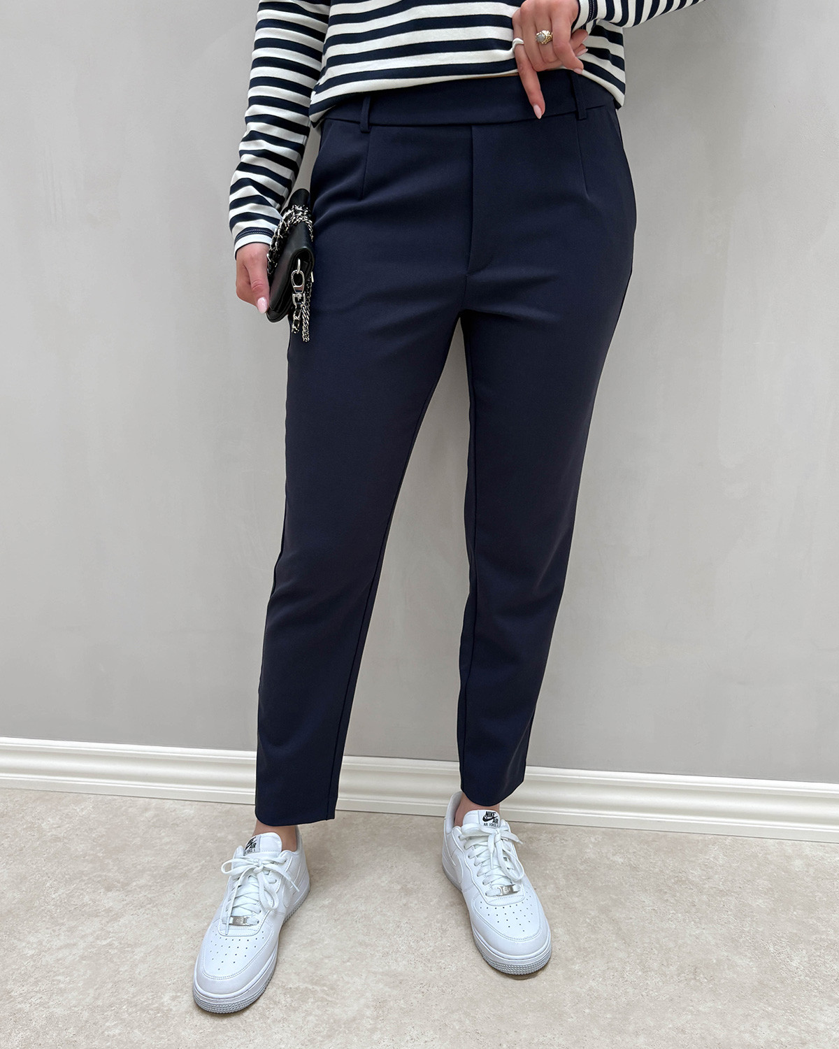 VILA Vivarone Navy Blazer Hw Slim Pant - 44 - Blå