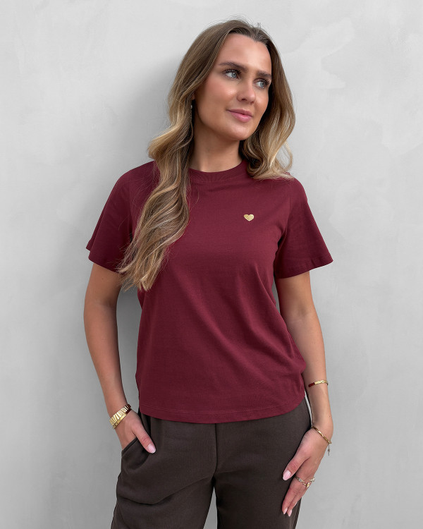 Rød t-shirt til damer
