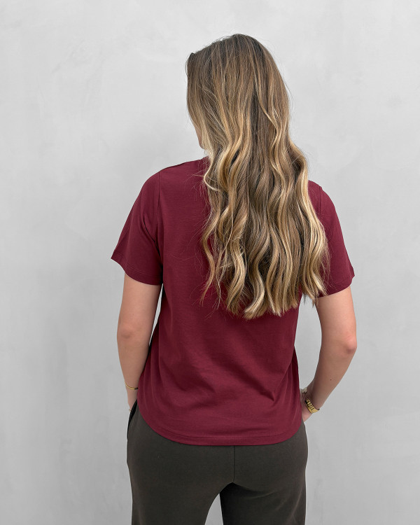 Rød t-shirt til damer