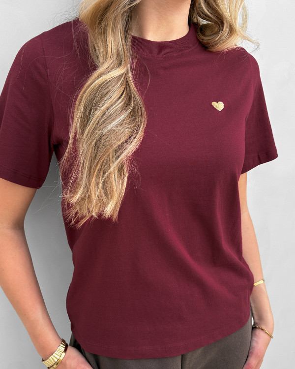 Rød t-shirt til damer