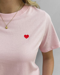 Lyserød t-shirt til damer 